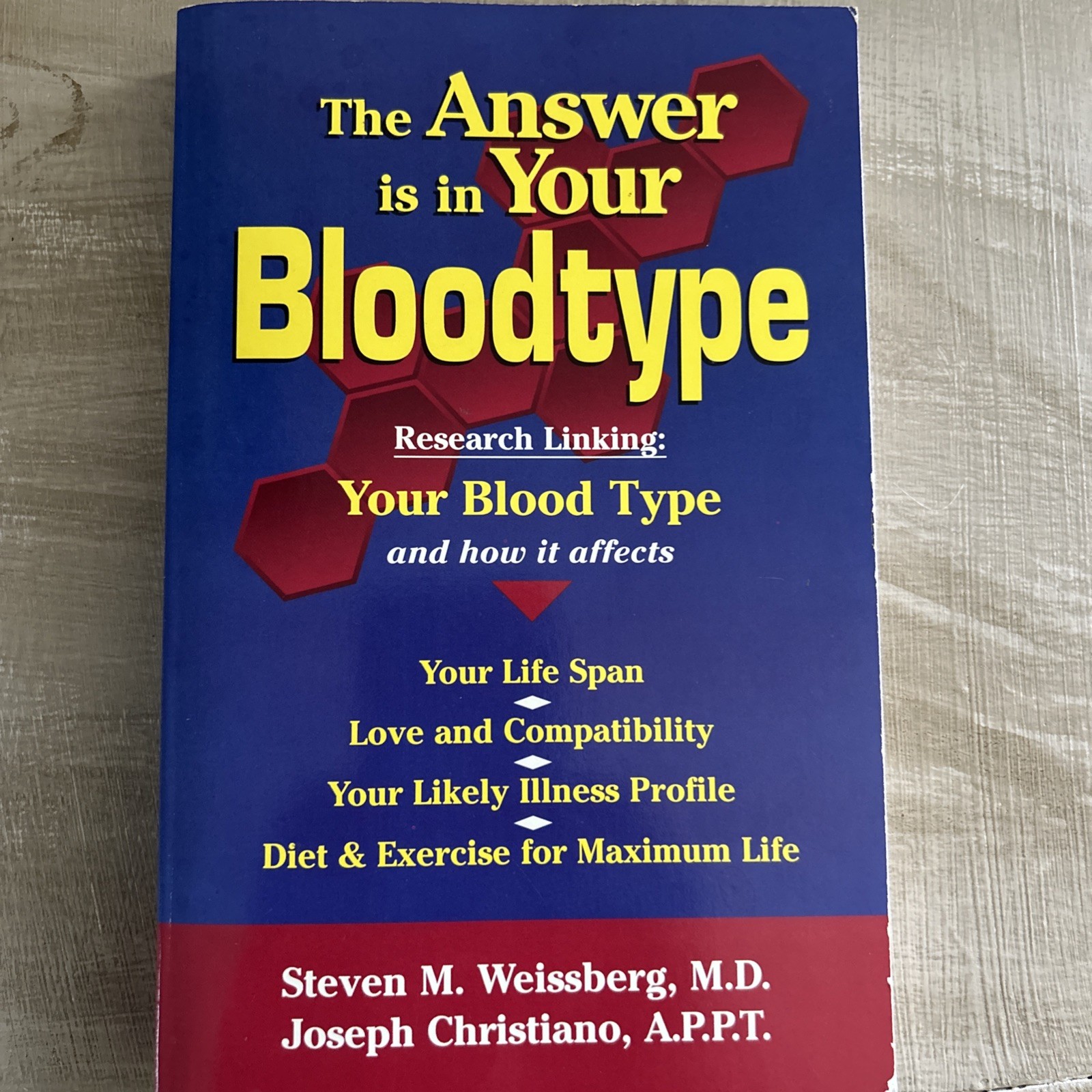 Answer is in Your Bloodtype by Joseph Christiano (1999, Trade Paperback)