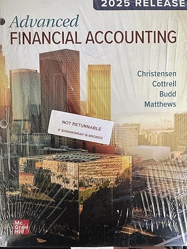 Advanced Financial Accounting 2025 Release, Hardcover, McGraw …