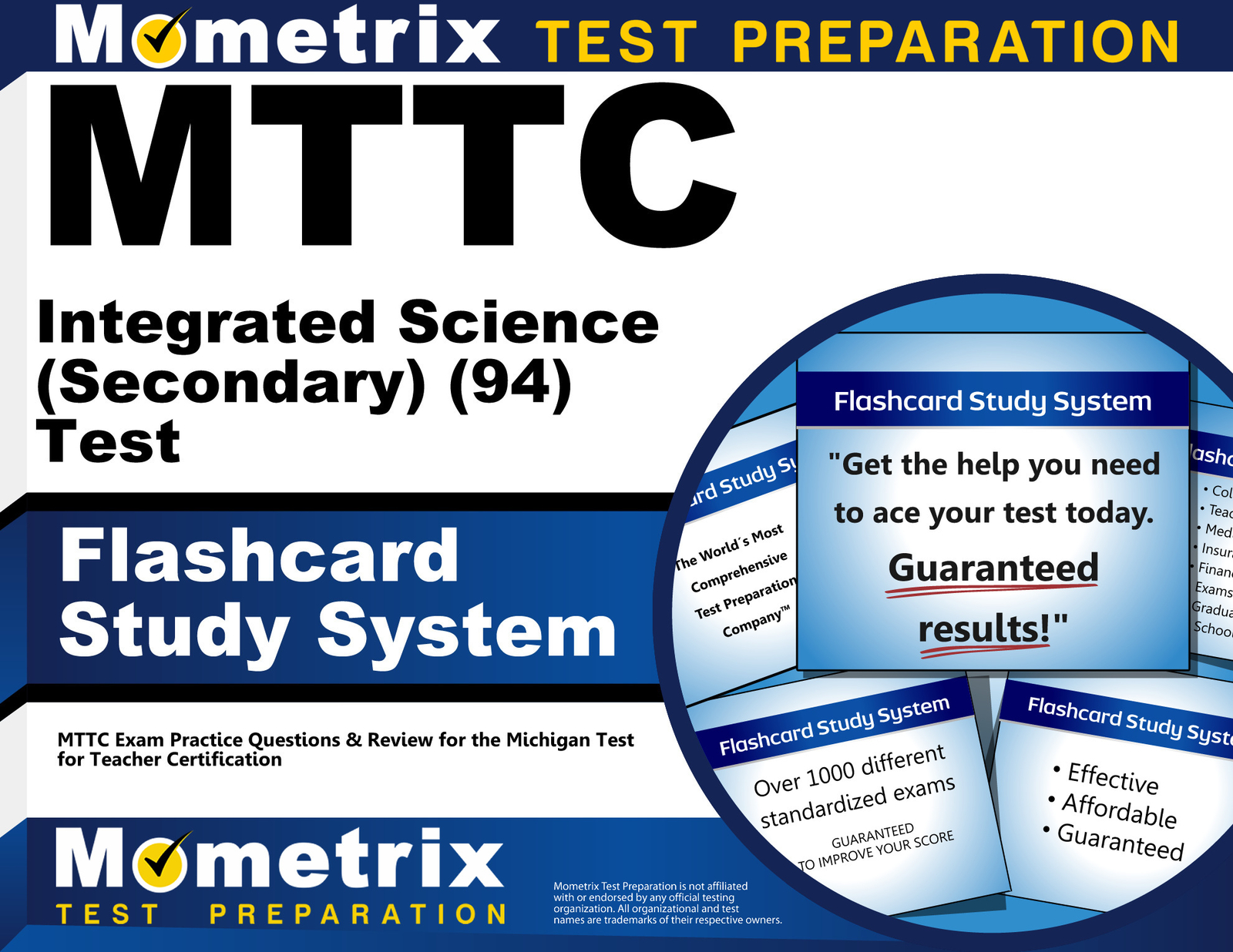 MTTC Integrated Science (Secondary) (94) Test Flashcard Study System