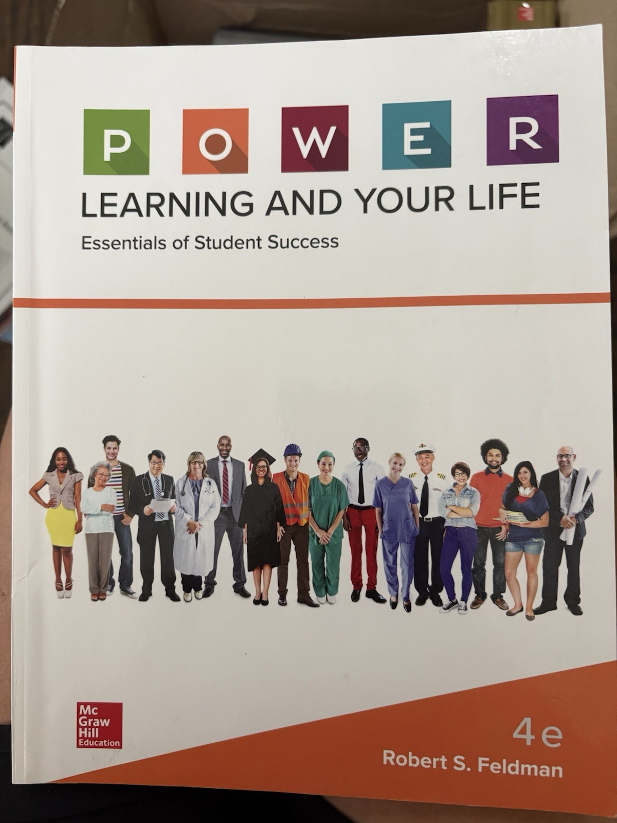 Robert S. Feldman P.O.W.E.R. Learning and Your Life 4th Ed 2019 PB