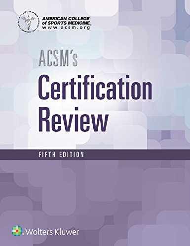 ACSM’s Certification Review – Paperback, by American College of – Very Good c