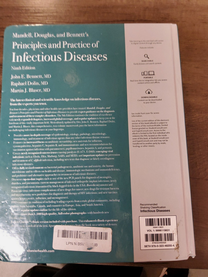 Mandell, Douglas, and Bennett’s Principles and Practice of Infectious Diseases