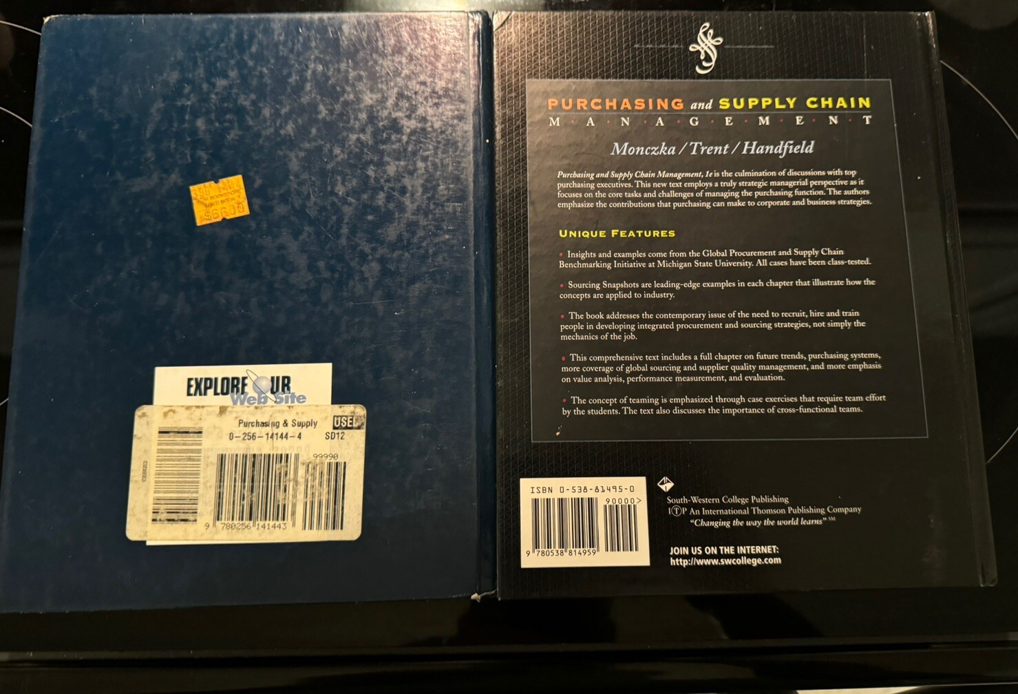Purchasing And Supply Chain Management 2 Book Lot – Hardback Textbooks