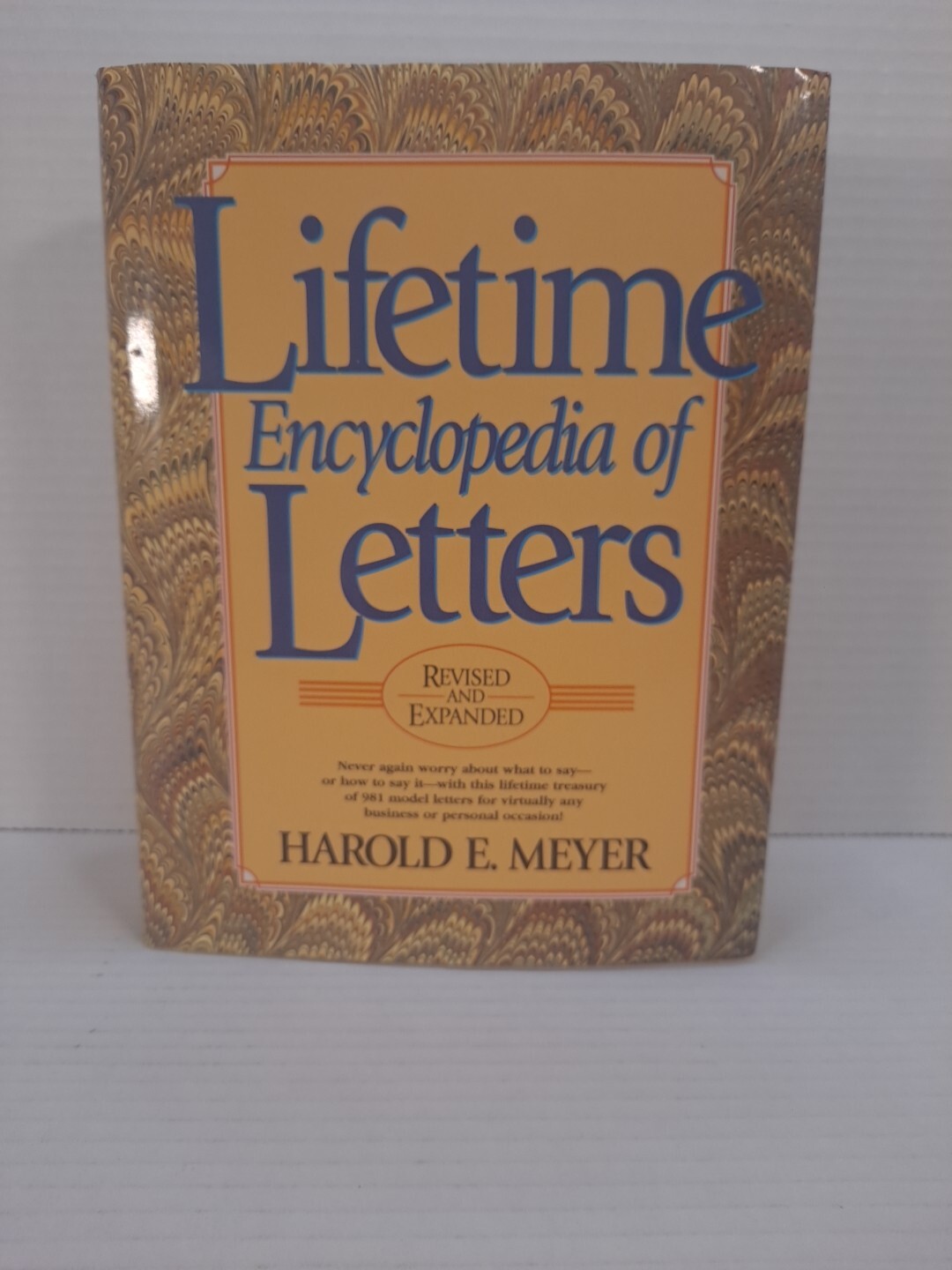 Lifetime Encyclopedia of Letters (3rd Revised and Expanded) 1998 Harold E Meyer