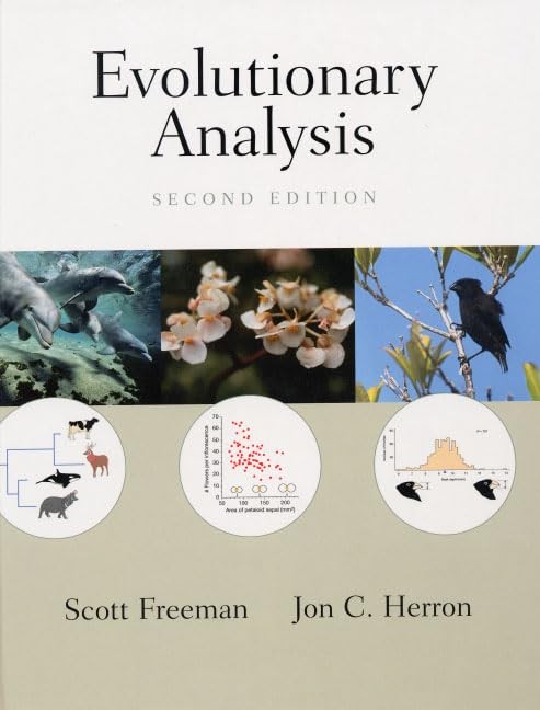 Evolutionary Analysis (2nd Edition) – hardcover Scott Freeman