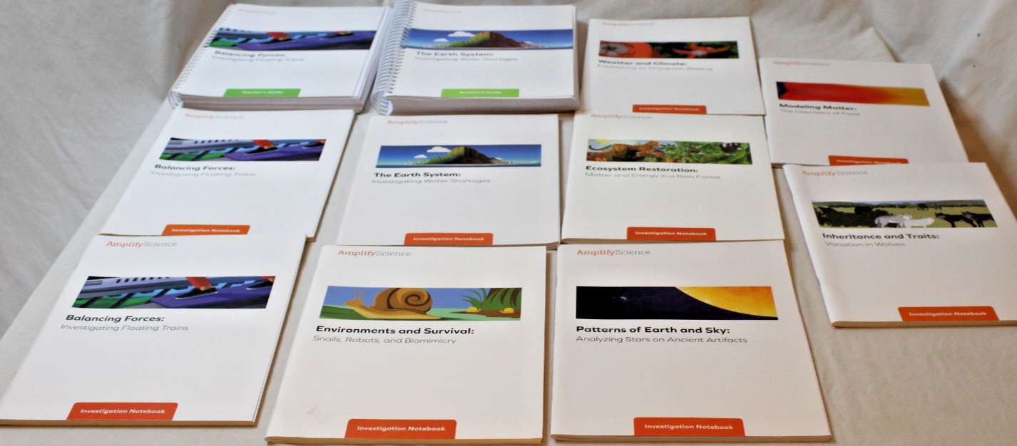 Amplify Science Teacher’s Editions & Investigation Notebooks Lot