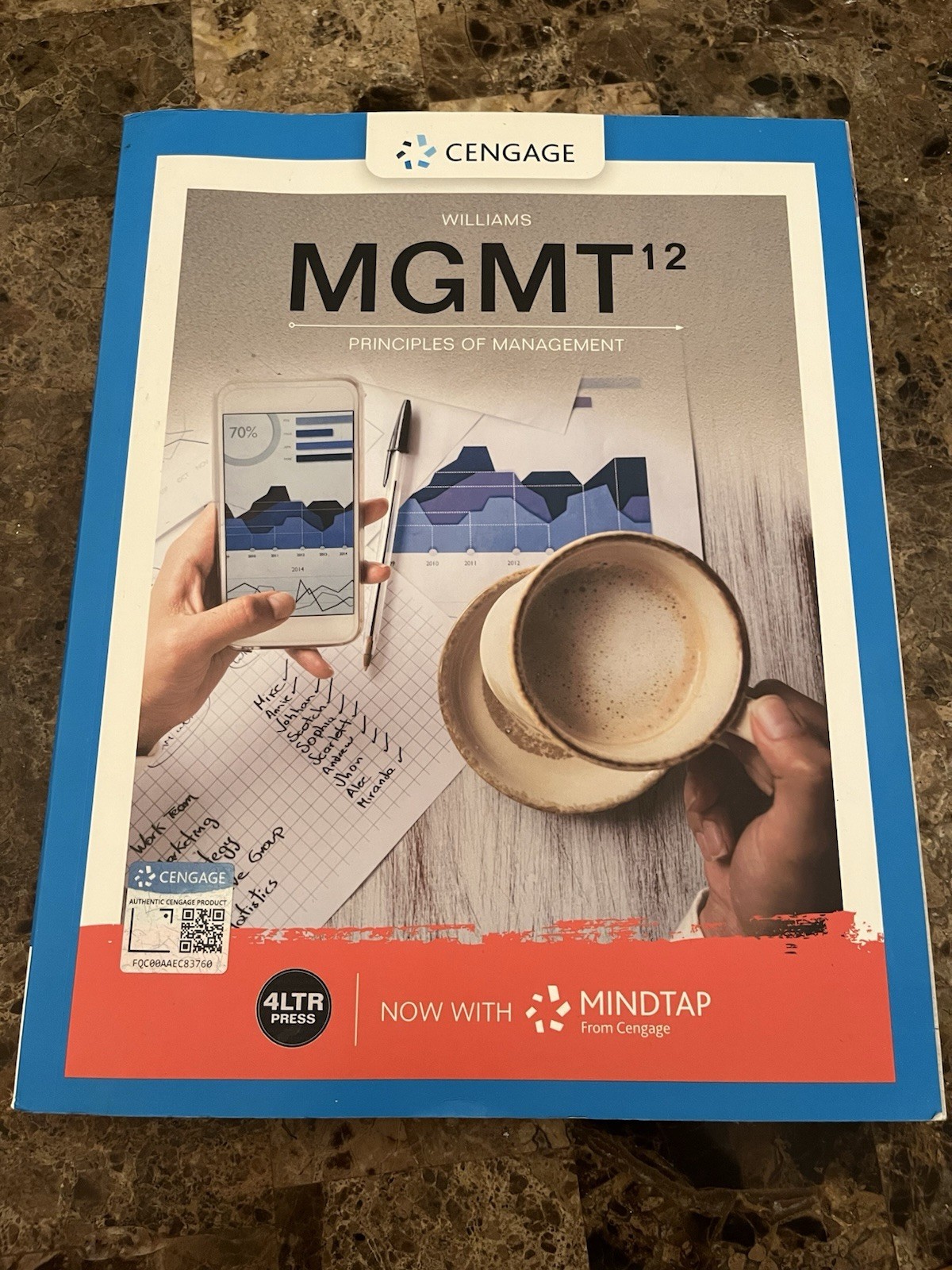 MGMT Principles Of Management 12 By Williams Print Year 2021