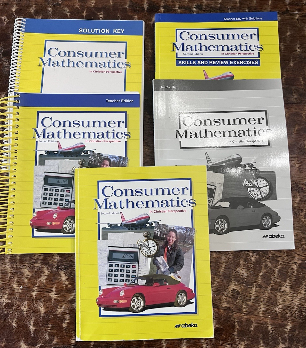 ABEKA High School Consumer Mathematics Homeschool Teacher Kit +Student Textbook
