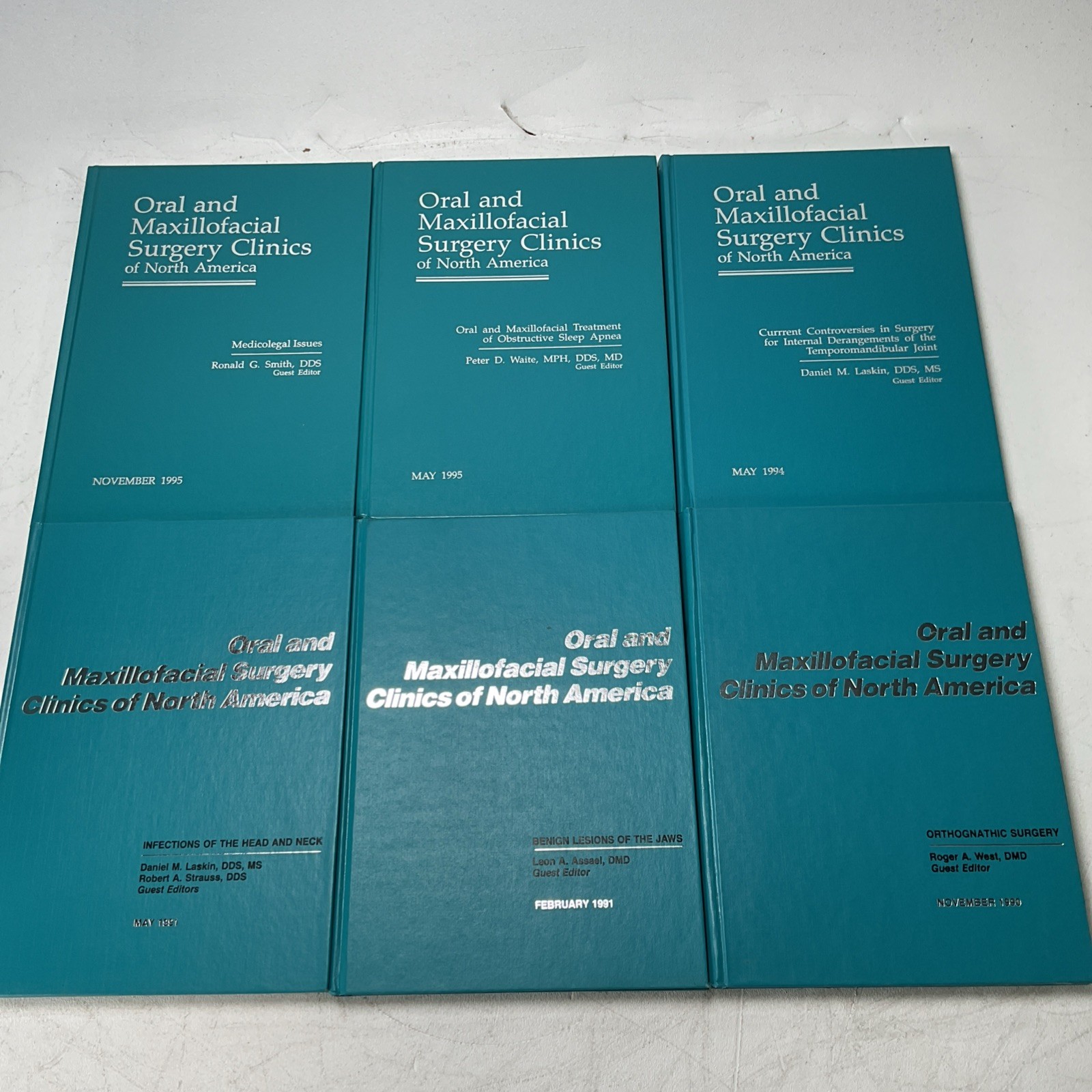 Oral & Maxillofacial Surgery Clinics Of North America Medical Books – Lot Of 53