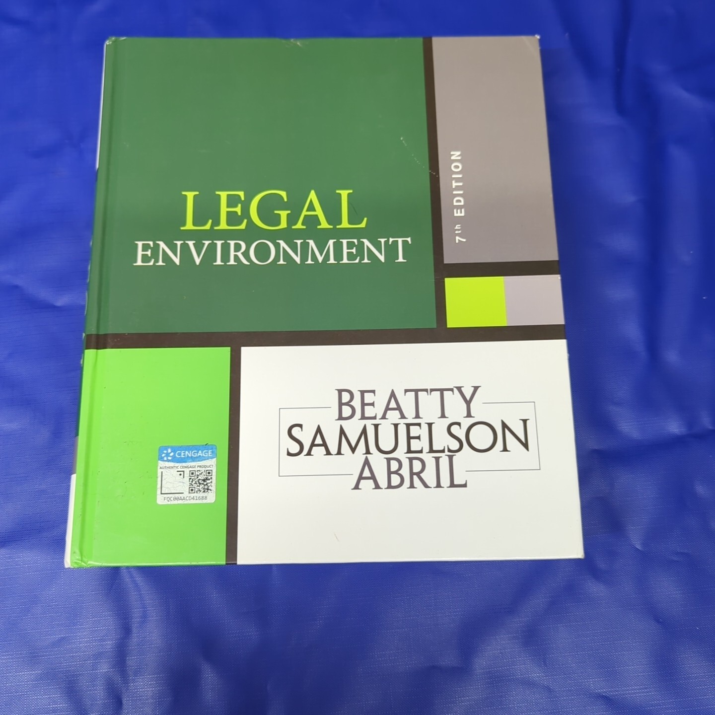Legal Environment Jeffrey F. Beatty