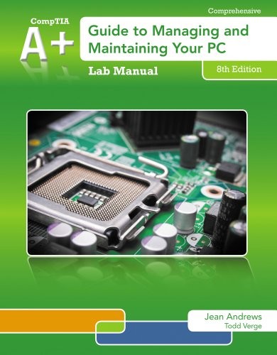 Lab Manual for Andrews A Gui – VERY GOOD
