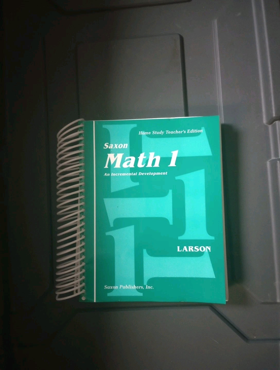 Math 1 Home Study by Nancy Larson (2001, Spiral, Reprint,Teacher’s edition)