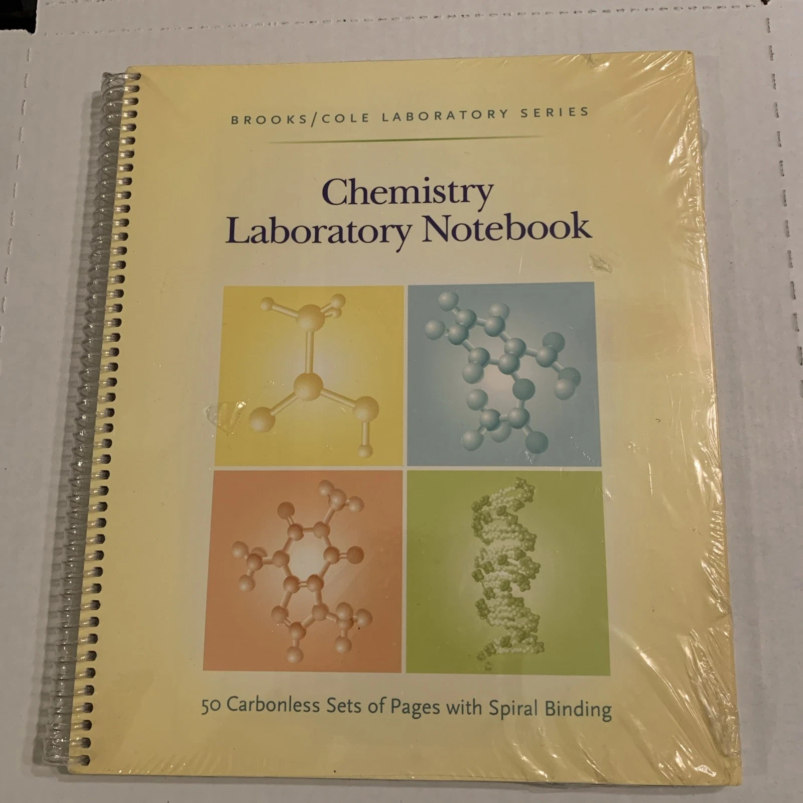 CHEMISTRY LABORATORY NOTEBOOK – Brooks/Cole Laboratory Series (NEW)