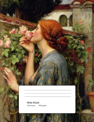 SOUL OF THE ROSE COMPOSITION BOOK: WIDE RULED, 7.44 X 9.69 By Olive Branch Books