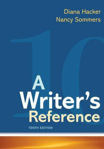 A Writer’s Reference by Hacker, Diana