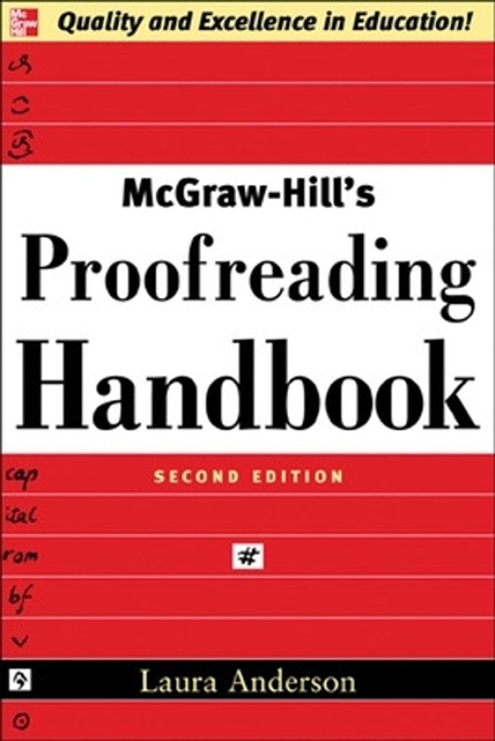 McGraw-Hill’s Proofreading Handbook by Laura Killen Anderson (English) Paperback