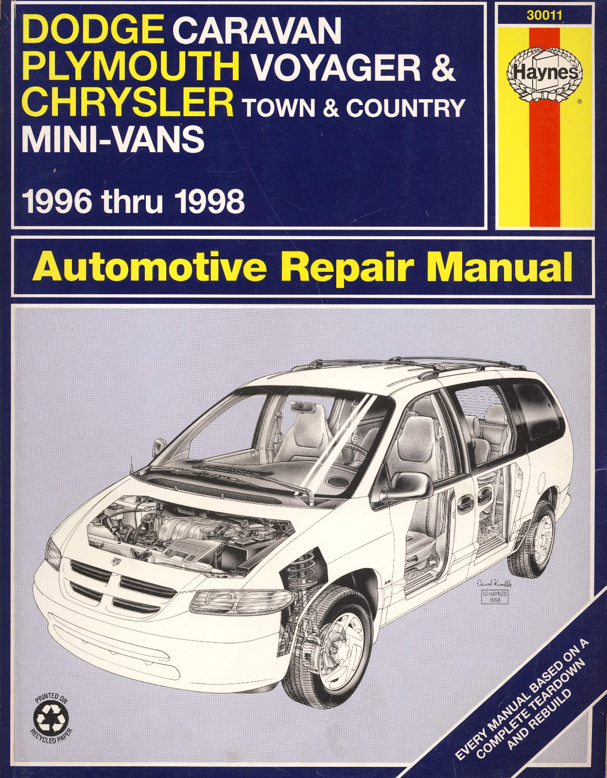 Dodge Caravan, Plymouth Voyager & Chrysler Town & Country Automotive Repair…