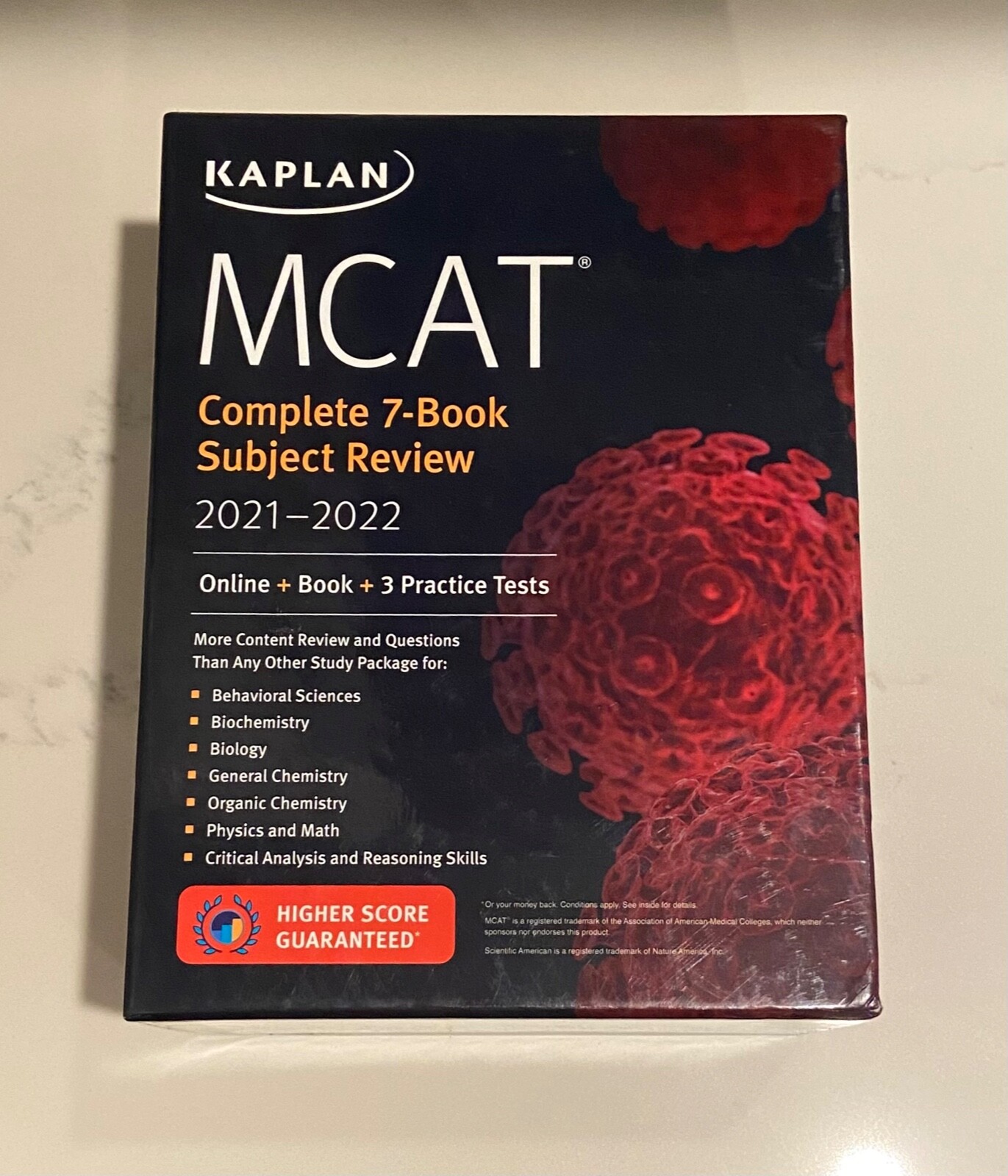 Kaplan MCAT Complete 7-book Subject Review 2021-2022 (Seventh Edition)