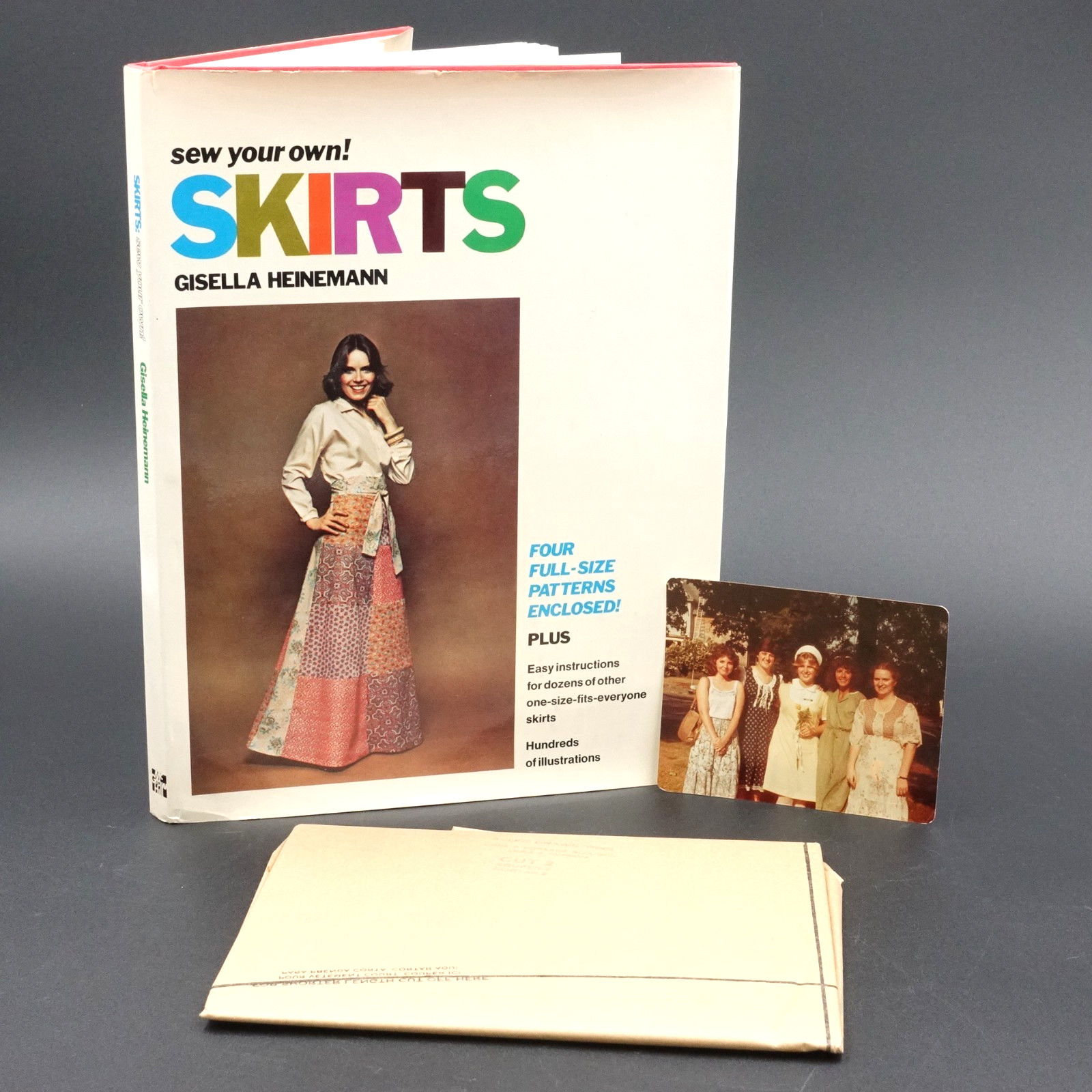 Vintage Sew Your Own Skirts Gisella Heinemann 1978 HB DJ Uncut Patterns VGUC