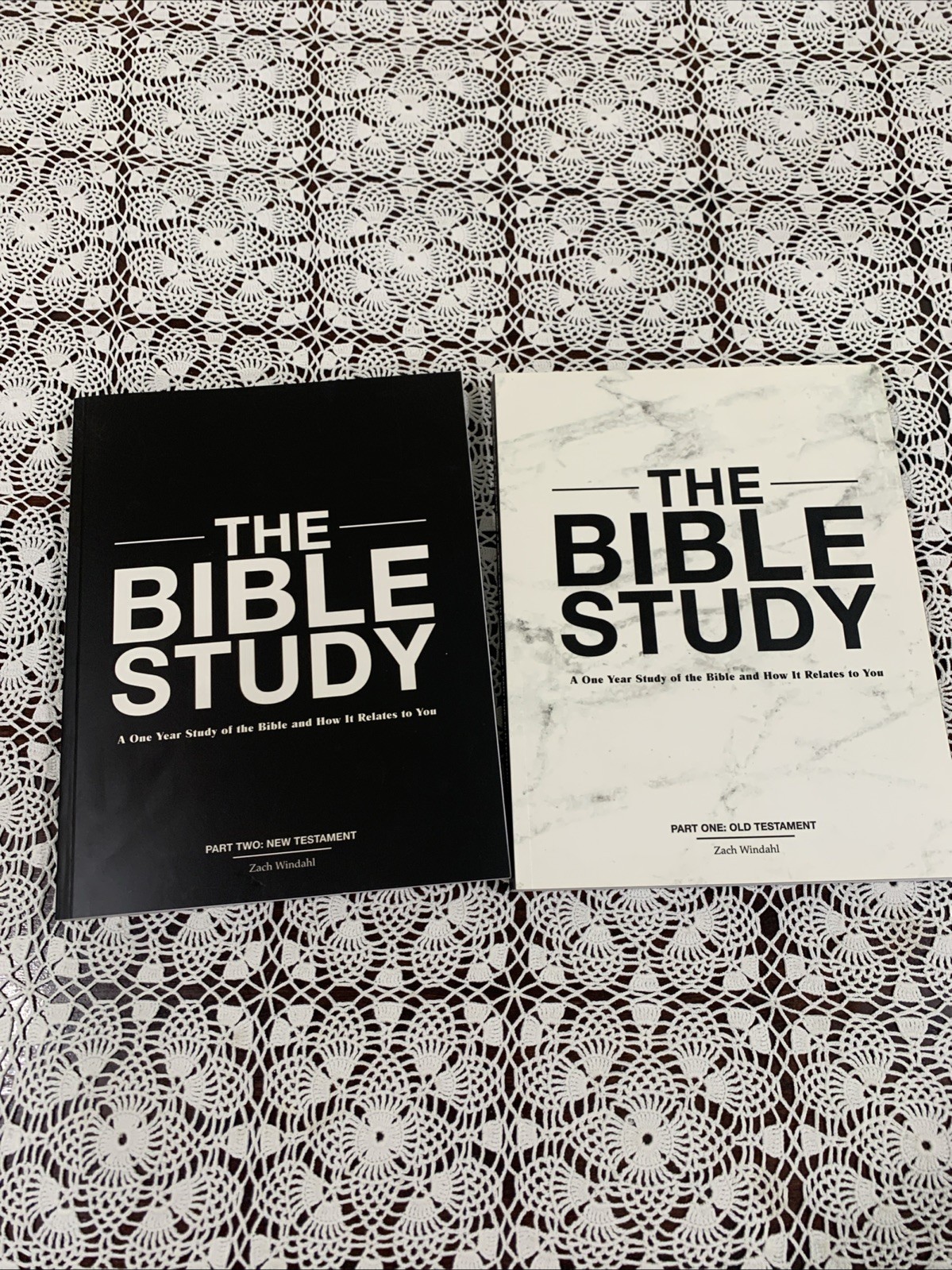 Lot Of 2 AThe Bible Study: A One Year Study of the Old / New Testament – Windahl