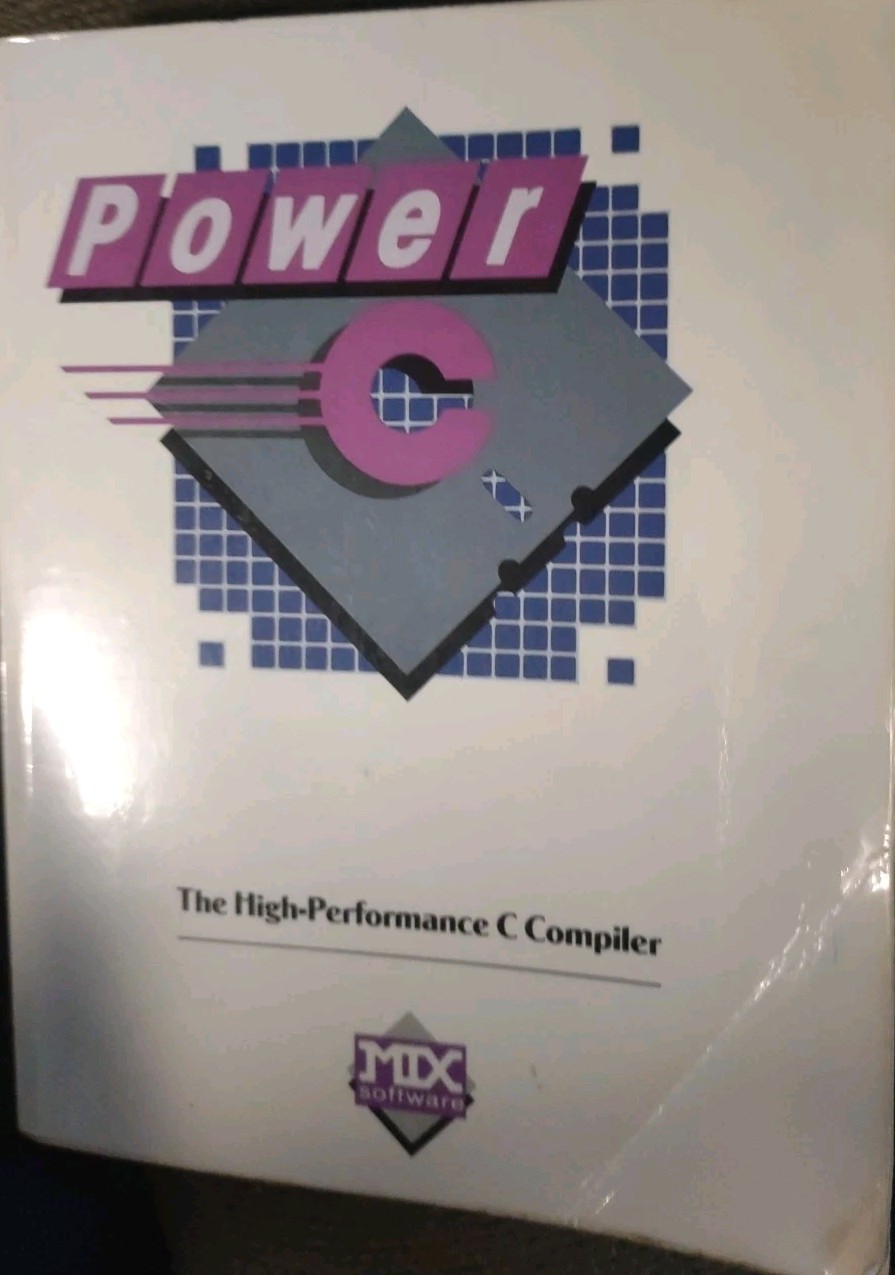 Book: Power C by MIX Software, the High-Performance C Compile, 662 Pages