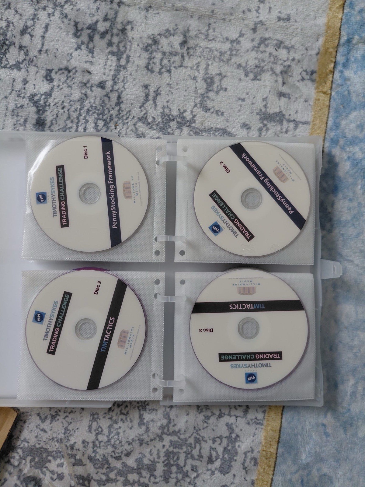 PRISTINE/UNUSED DISCS Timothy Sykes Millionaire Challenge Manual & DVD CourseSet