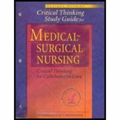 Critical Thinking Study Guide – Paperback, by Ignatavicius MS RN – Acceptable n