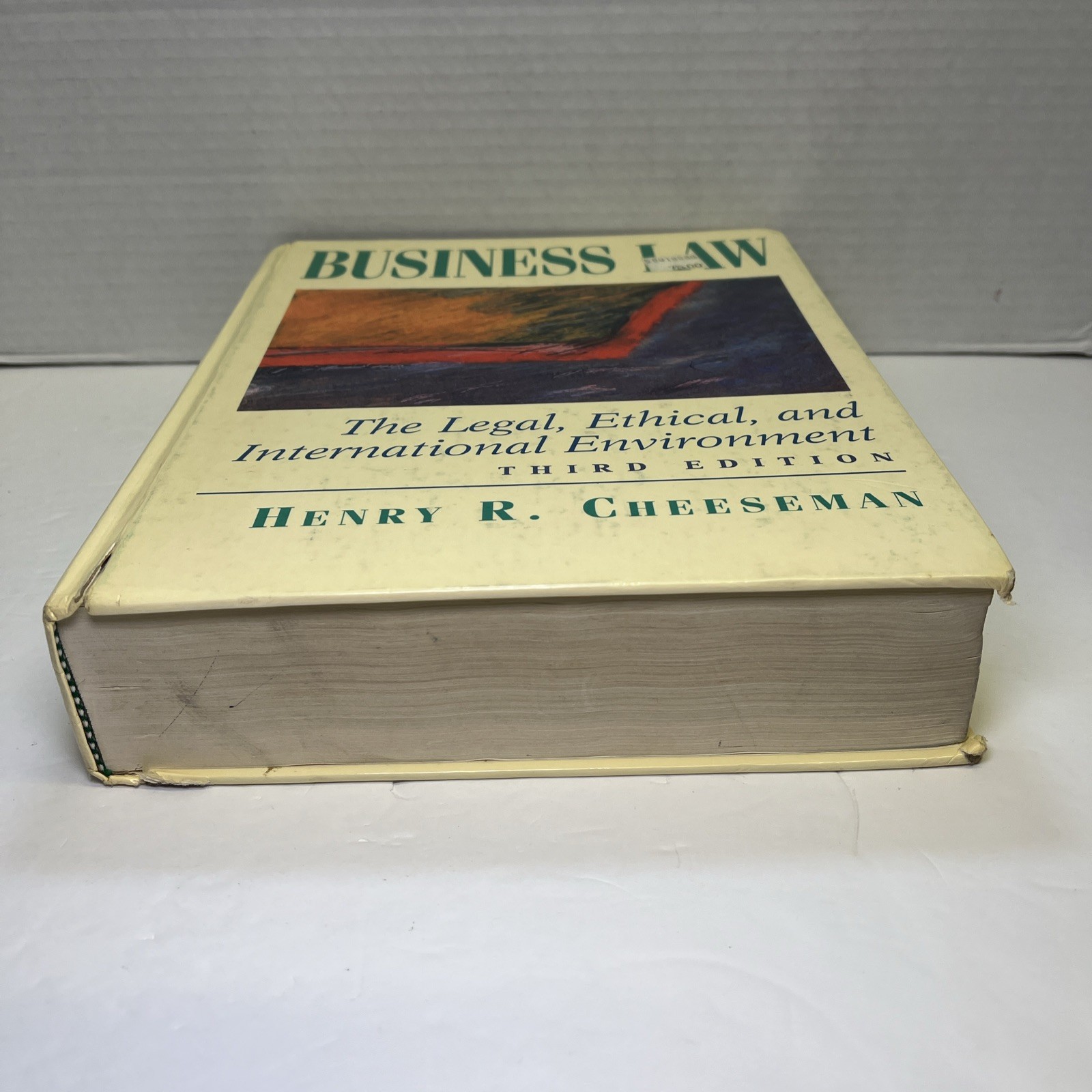 Business Law: The Legal, Ethical, – Hardcover, by Henry R. Cheeseman 1998