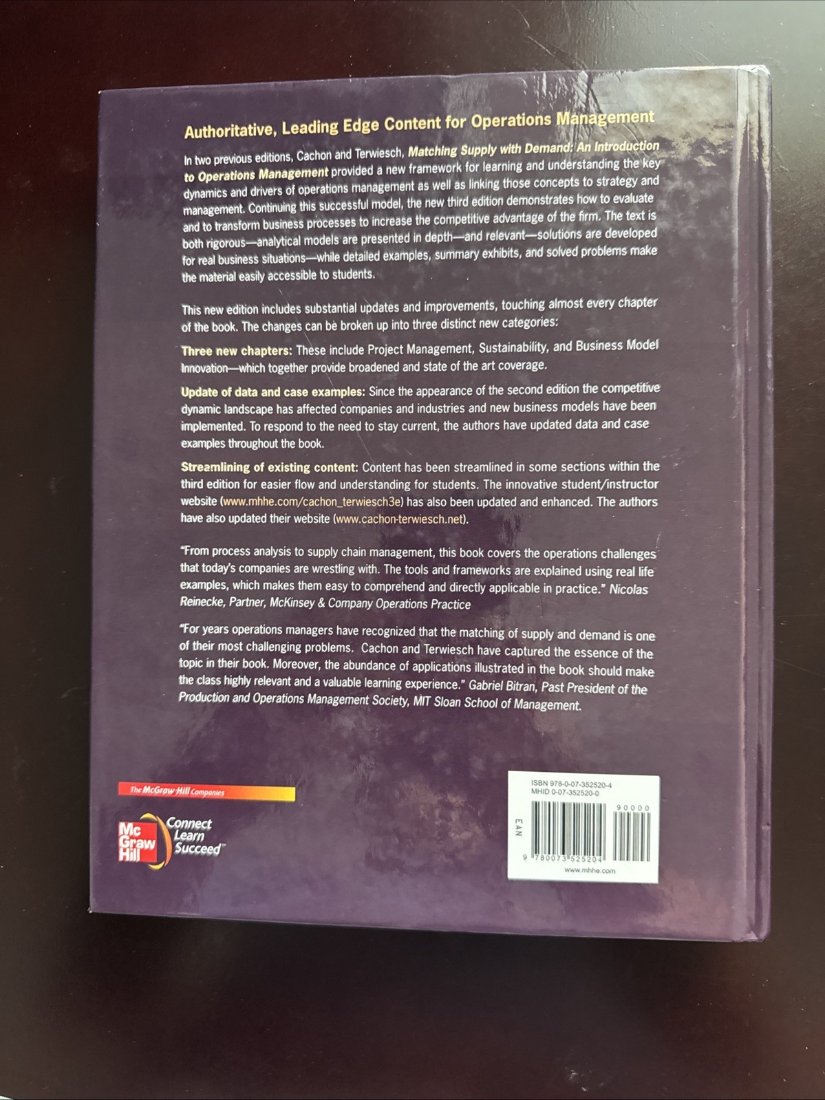 Matching Supply with Demand: an Introduction to Operations Management by…