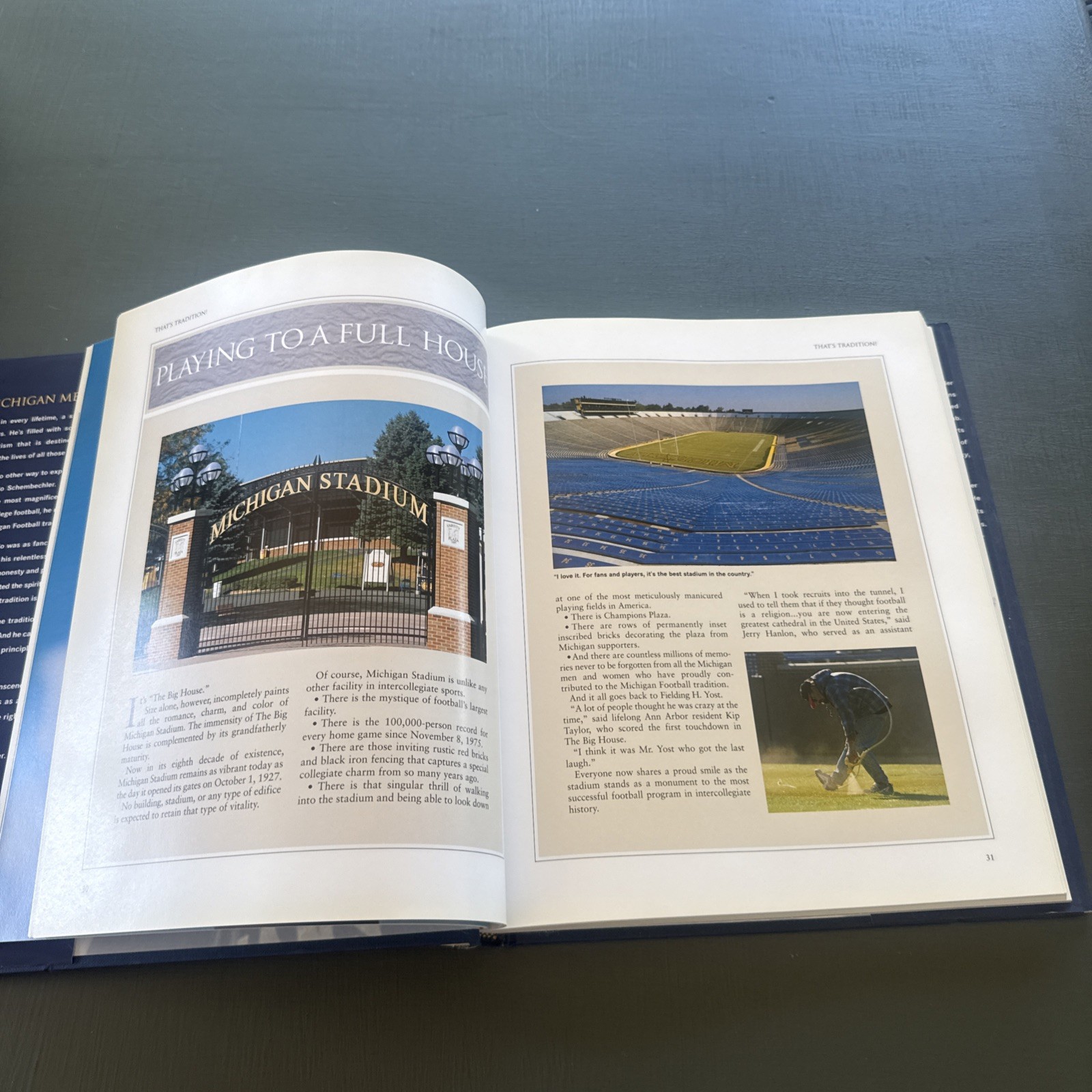 Michigan Memories Inside Bo Schembechler’s Football Scrapbook – Signed by Bo