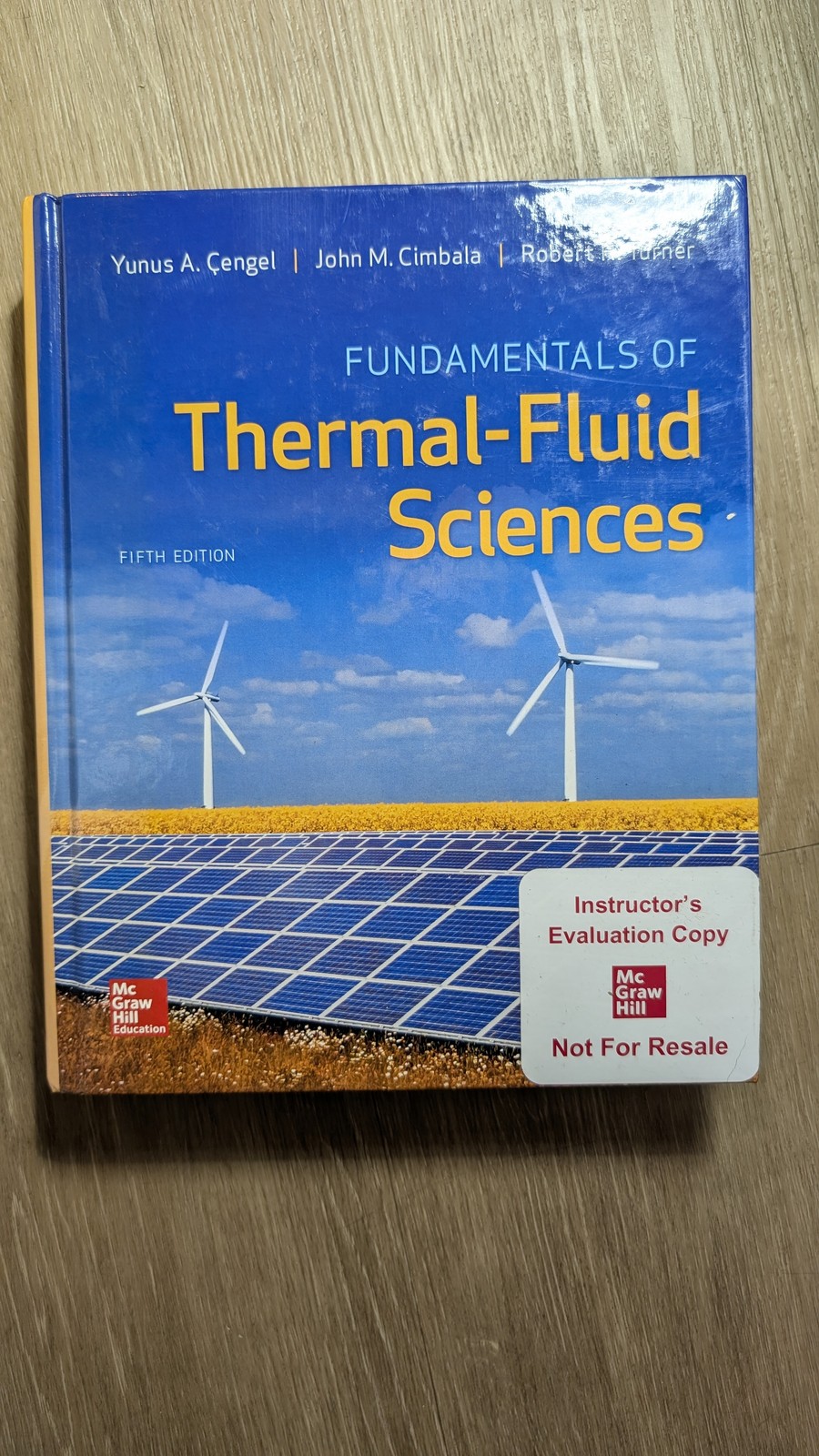 Fundamentals of Thermal-Fluid Sciences Çengel 5th 9780078027680