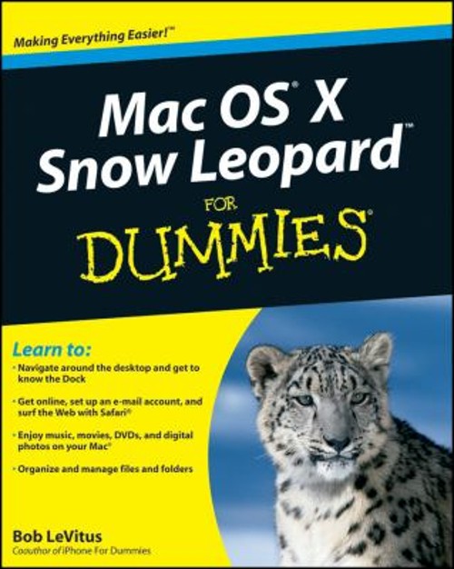 Mac OS X Snow Leopard for Dummies Paperback Bob LeVitus