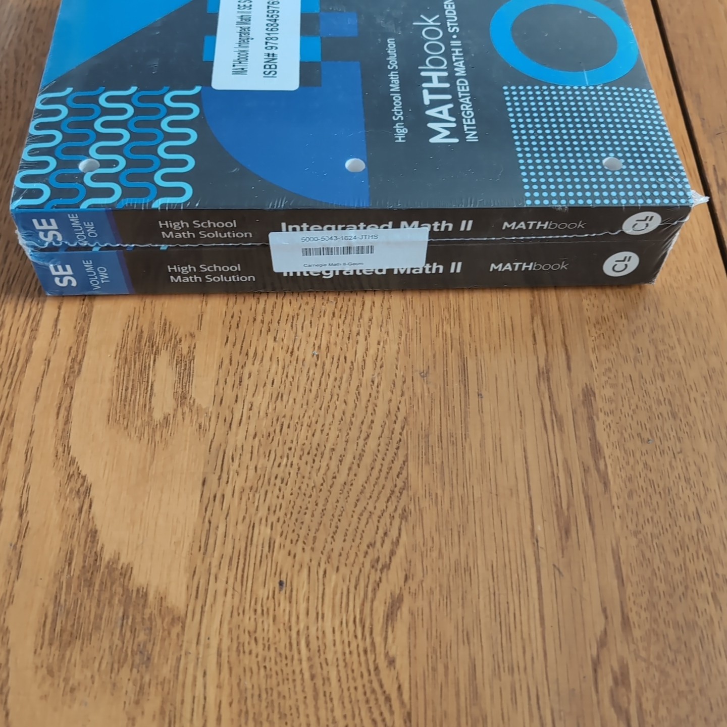 Carnegie Learning: Highschool Math Solution: Integrated Math Volume 1 & 2 NEW