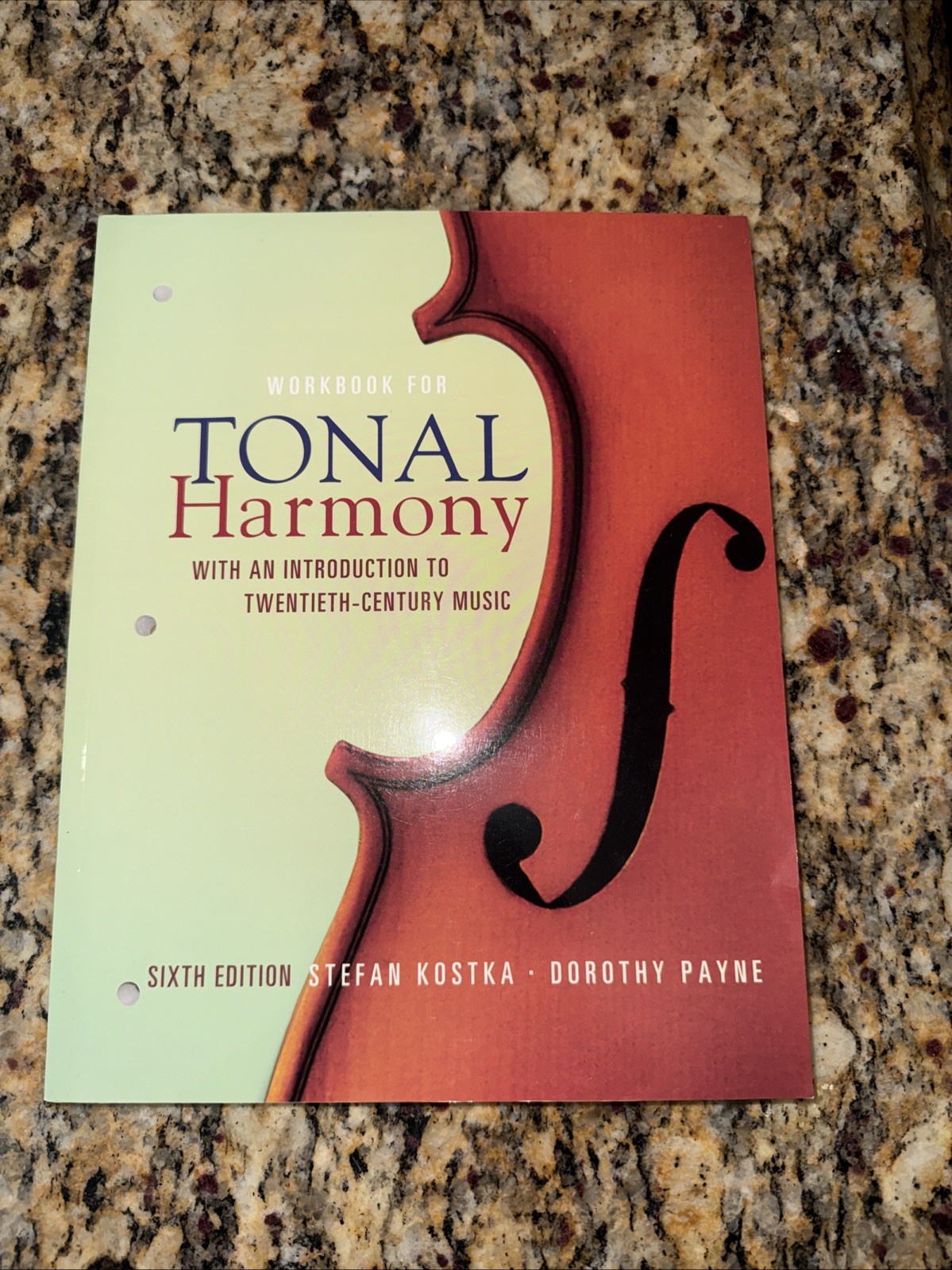 Workbook for Tonal Harmony Introduction to Twentieth Century Sealed