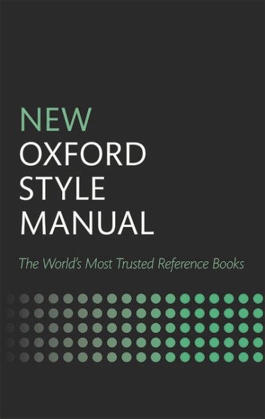 New Oxford Style Manual, Hardcover by Oxford University Press (COR), Like New…