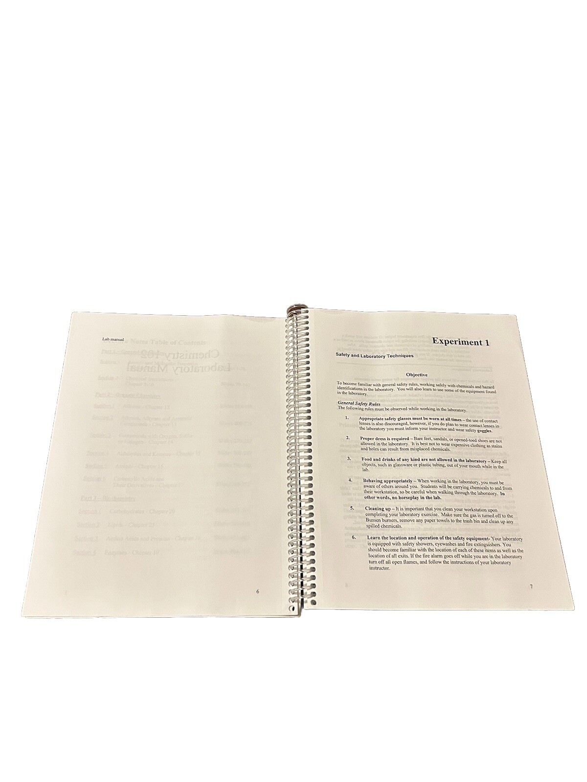 Chemistry 102 Course Material Lecture Notes Laboratory Manual Trade Paperback
