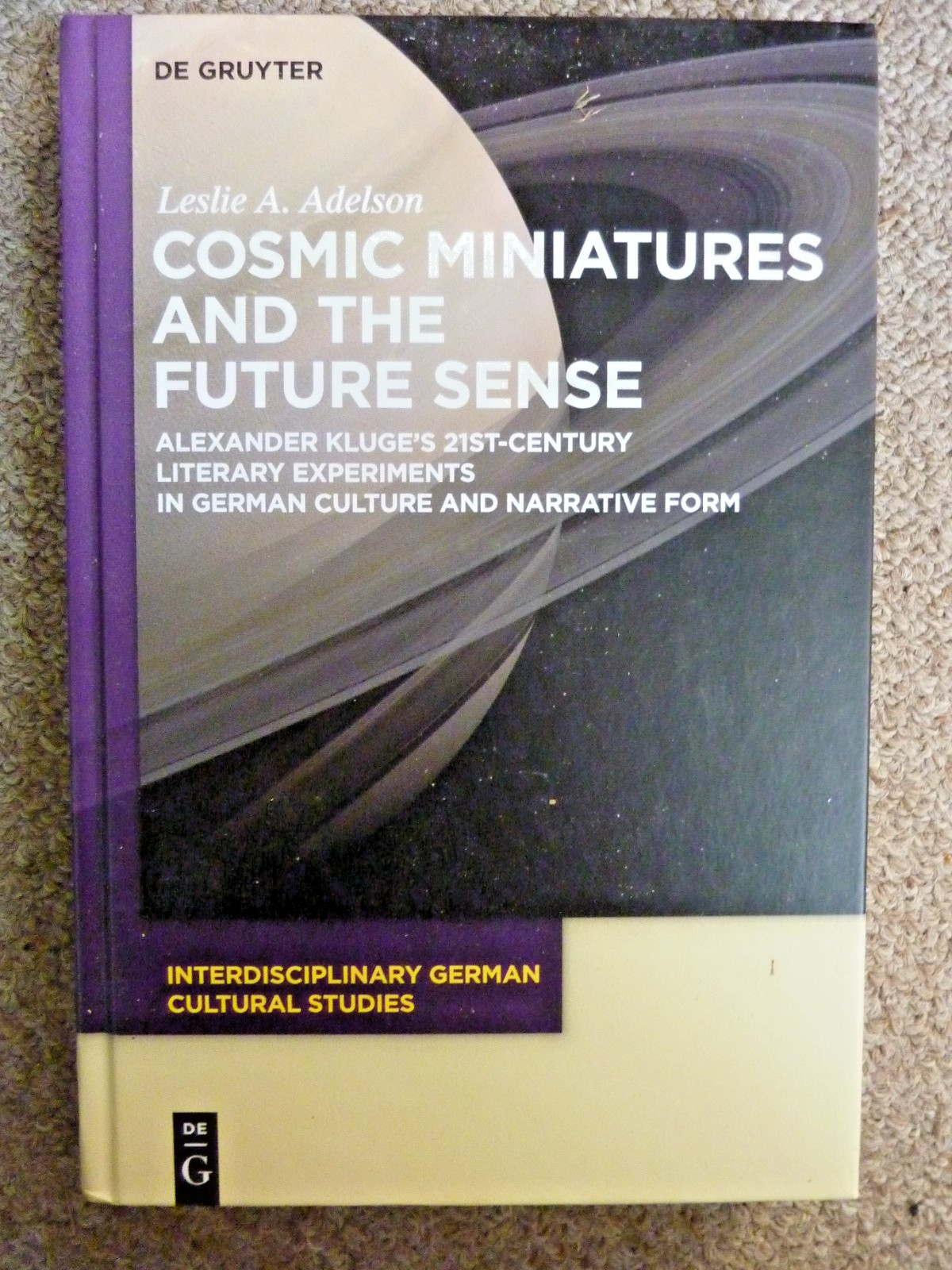 COSMIC MINIATURES & THE FUTURE SENSE, LESLIE A. ADELSON, HARDCOVER, SEE DETAILS