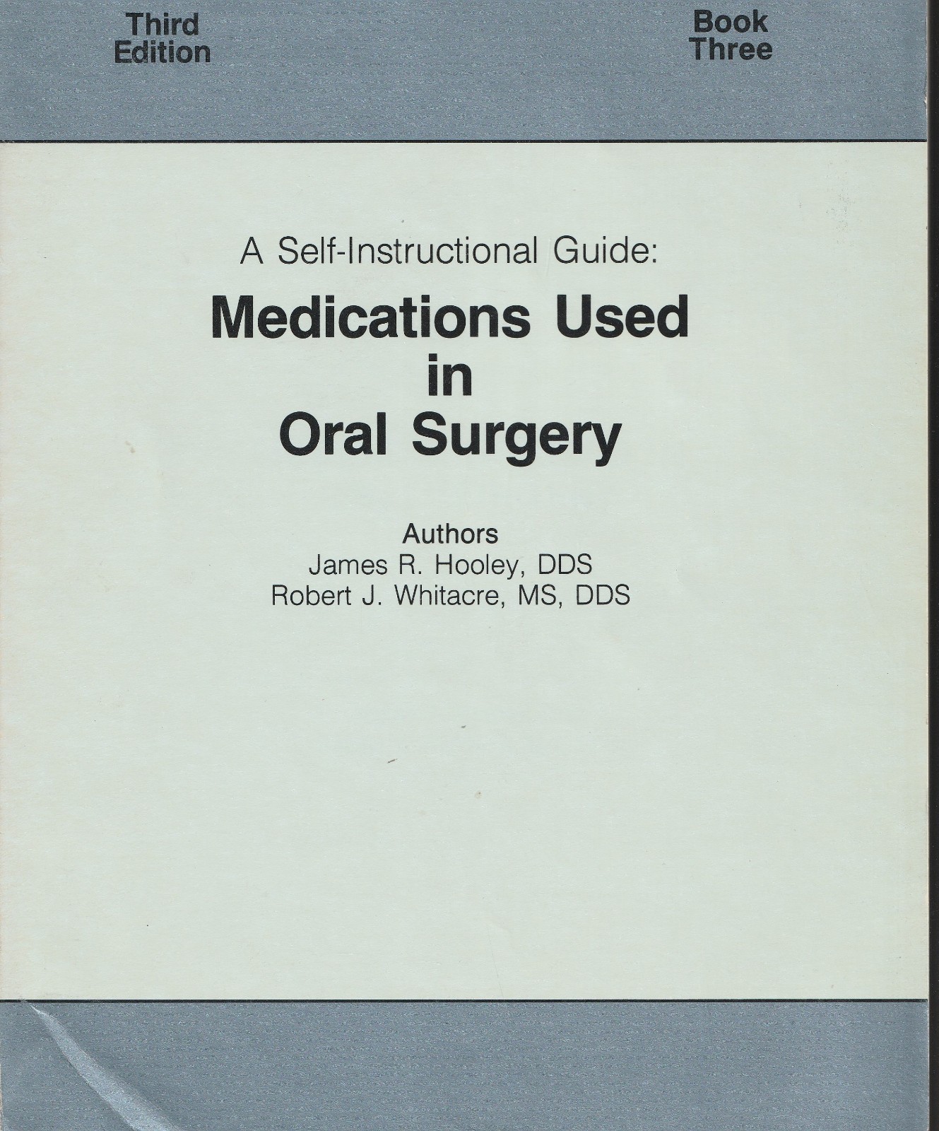Medications used in oral surgery (A Self-instructional guide to oral surgery in