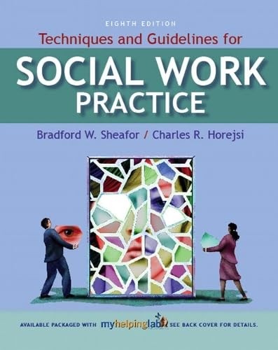 Techniques and Guidelines for Social Work Practice – hardcover Sheafor, Brad…