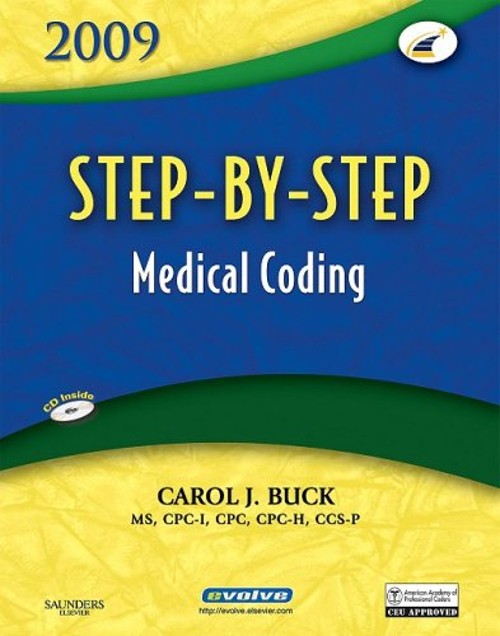 Step-by-Step Medical Coding 2009 Paperback Carol J. Buck