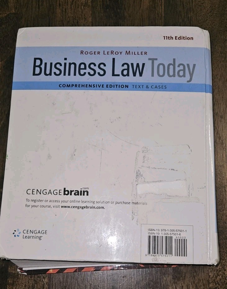Business Law Today, Standard: Text & Summarized Cases 11th Edition