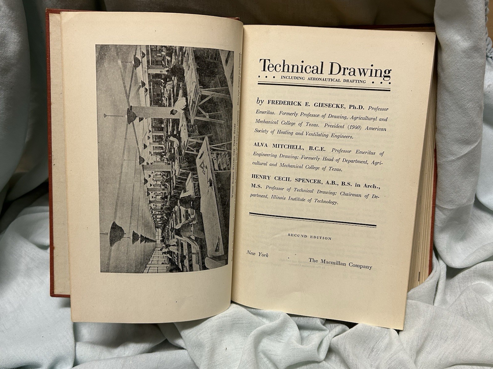 Technical Drawing Incuding Aeronautical Drafting by Fredrick E. Giesecke 1947