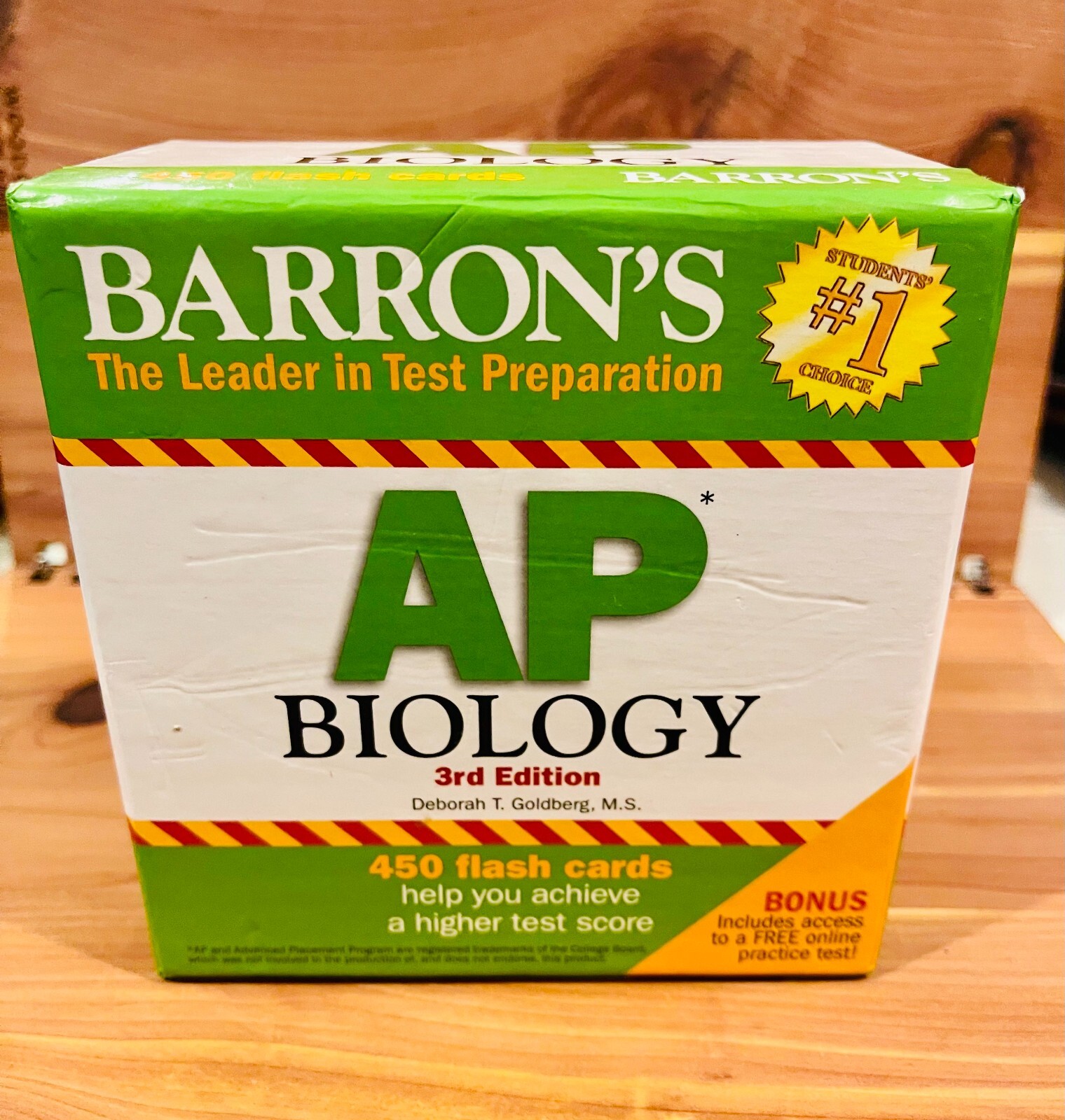 Barron’s AP Biology Flash Cards by M.S. Deborah T. Goldberg