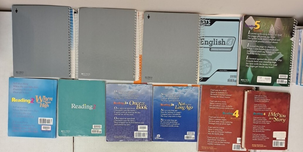 BJU Press 2nd-5th Reading & English, Teacher & Student Mixed Lot Of 12 #5.1.33