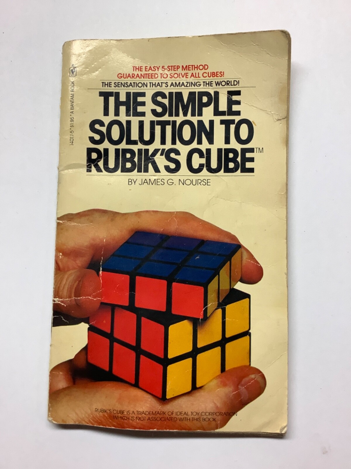 The Simple Solution To Rubik’s Cube By James G. Nourse 1981 Paperback Vintage VG