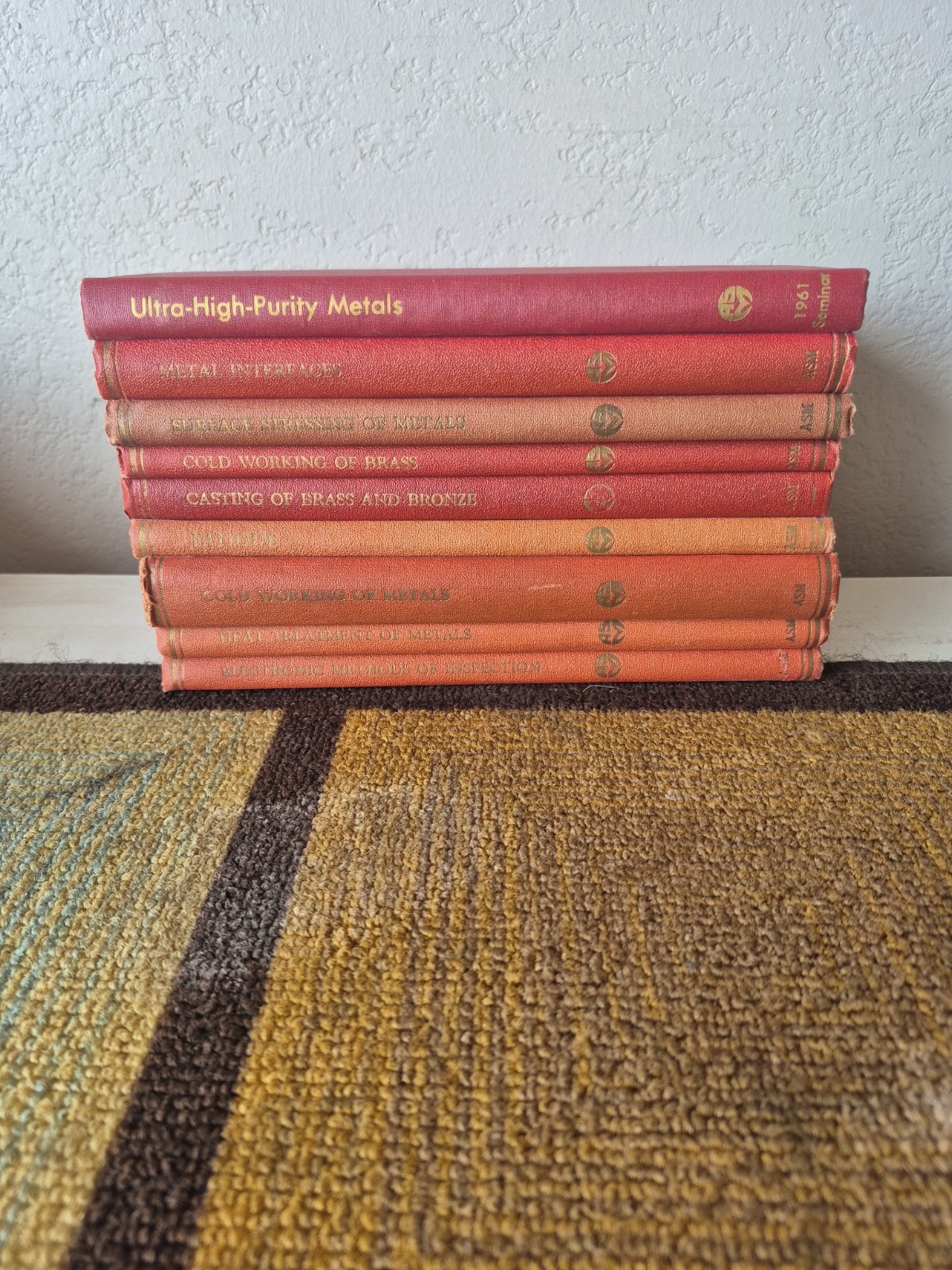 9 Ct Lot The Story of Metals American Society for Metals HC Textbook 1940 Ish