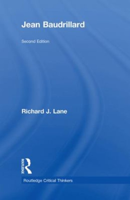 Jean Baudrillard Hardcover Richard J. Lane