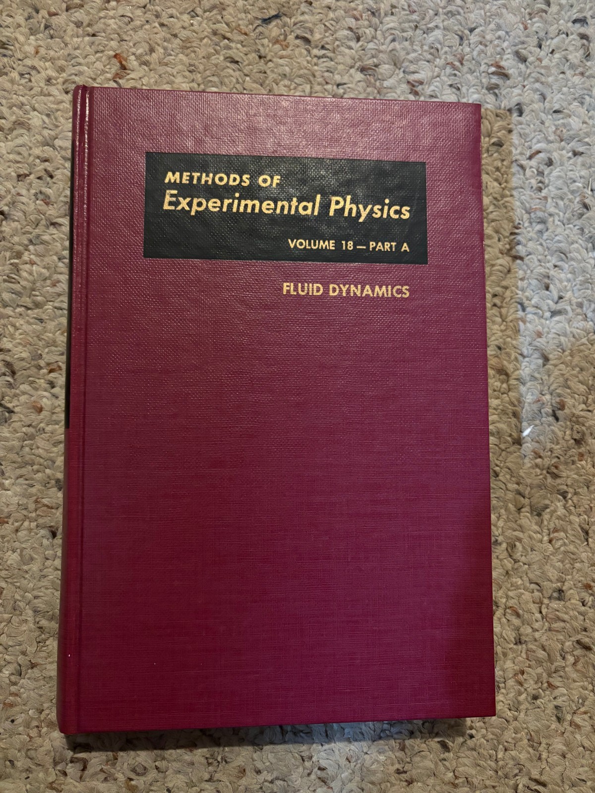 Methods Of Experimental Physics Vol 18 Part A By L. Marton + C. Marton