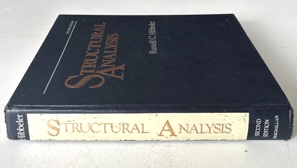 STRUCTURAL ANALYSIS by Russell C. Hibbeler (1990, Hardcover) 2nd Edition