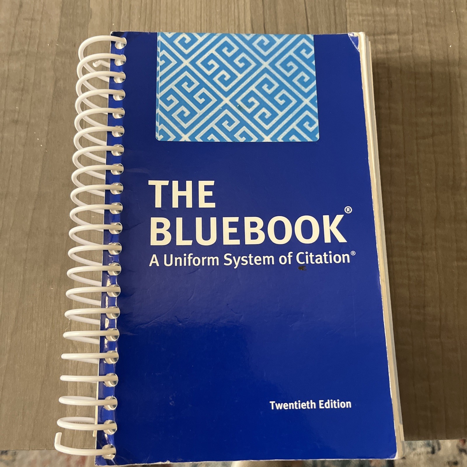 The Bluebook: A Uniform System of Citation | 20th Edition, Spiral Bound